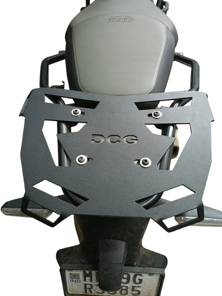 DCG Himalayan 450 Top Rack Plate | Luggage Rack | Carrier Plate for Himalayan Model (Black)